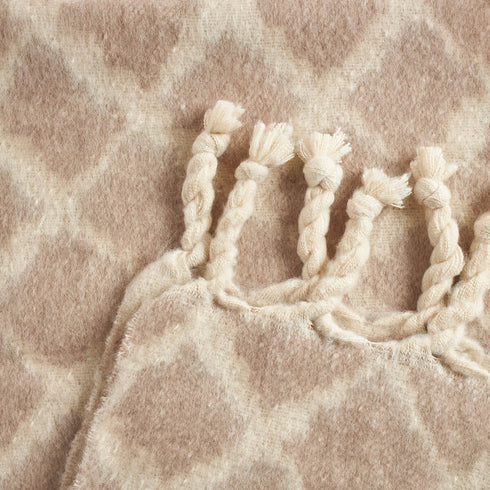 Verde Γυναικείο Κασκόλ 06-1149 Εκρού